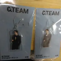 【新品未開封】&TEAM アクリルキーチェーン 2個セット　K、EJ