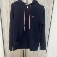 極美品】ポールスミス パーカー L 黒 マルチストライプ ラウンジウェア