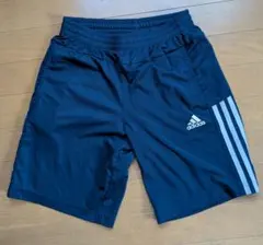 adidas ハーフパンツ ネイビー 160cm
