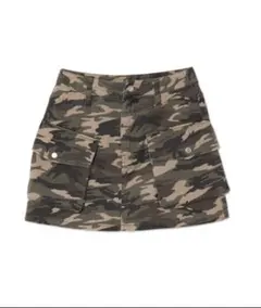 迷彩柄タイトスカート