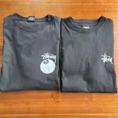 美品！！Stüssy/メンズTシャツ/2枚セット/ブラック