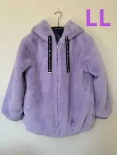 アナスイミニ フェイクファーブルゾン　パープル　LL