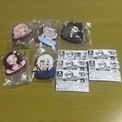 【鬼滅の刃】キャラばんちょうこう ヘアクリップ 壱 弐 ラバーマスコット