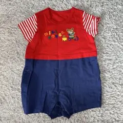 ミキハウス　半袖ロンパース　70cm