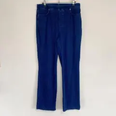 通年 ランズエンド ストレートデニム L 紺 スーパーストレッチ 美脚 定番のサムネイル