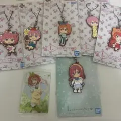 五等分の花嫁　ラバーストラップ　カード
