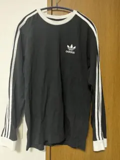 adidas 長袖Tシャツ ブラック