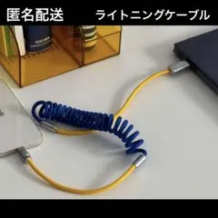 Art of black バイカラー USBコイルケーブル充電コードライトニング