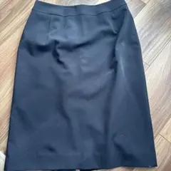 【ナチュラルビューティーベーシック】黒 タイトスカート