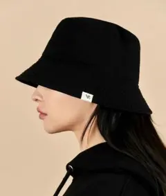 【VARZAR】Herringbone label bucket hat