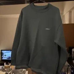 WTWグリーンLサイズ ロゴ刺繍 スウェット