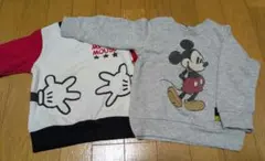 ミッキーマウス トレーナー 90cm セット
