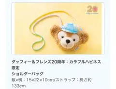 ダッフィー＆フレンズ カラフルハピネス ショルダーバッグ　ディズニー