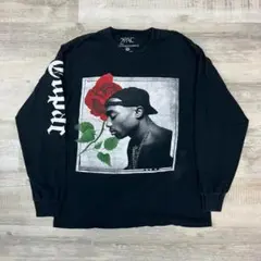 ゴ*ン様 古着 00年代 2Pac トゥパック ラップT ロンT ヒップホップのサムネイル