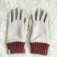 tet. テト 手袋 フリース レディース ベージュ系