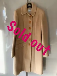 売り切り！♡スマートな美シルエット♡モスキーノのふわもこアルパカコートのサムネイル