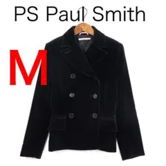 H5369◾️PSポールスミス　ベロアダブルジャケット　Y2K