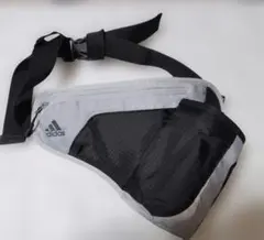 adidas ランニングポーチ グレー/ブラック