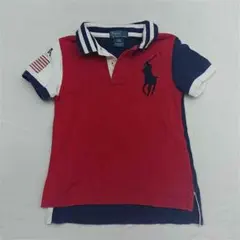 ★Polo Ralph Lauren キッズ ポロシャツ 4/4T レッド系