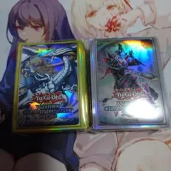 遊戯王　伝説の白き龍　伝説の闇の魔導師 スリーブ　未開封のサムネイル