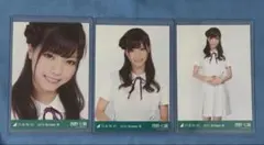 乃木坂46 西野七瀬 生写真 白制服 3枚コンプ 2012.October-Ⅲ