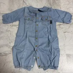 CROISSANCE BEBE デニム風 カバーオール 50-70cm