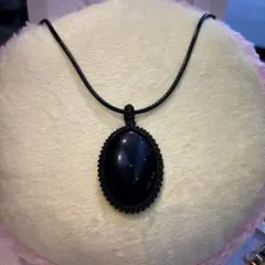 オニキス ネックレス 72cm 調節可