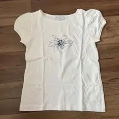 agnis b. 花プリント Tシャツ 12 ans