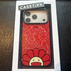 新品】村上隆 x CASETiFY 花柄シリコンケースiPhone16pro赤 - メルカリ