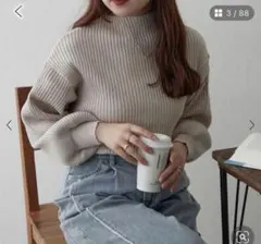 【Web限定】PBTボトルネックプルオーバー