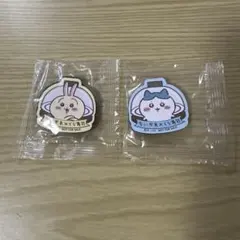 ちいかわ　くら寿司コラボ　マグネット うさぎ　ハチワレ　シーサー　モモンガ