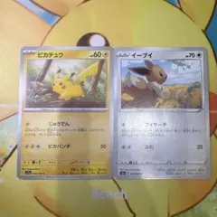 ポケモンカード ピカチュウ イーブイ 2枚セット - メルカリ