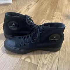 美品】CONVERSE ハイカット オールブラック 24cm