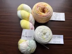 FibrEsquisse 新品1カセ　残り糸66g 37g 手染め