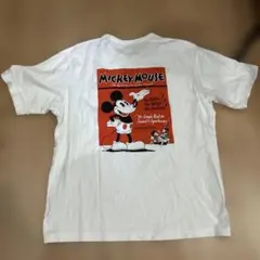 【人気デザイン】ユニクロ UT ミッキーマウス Tシャツ 白 バックプリントXL