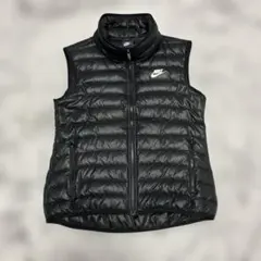 Nike ブラック ダウンベスト　S