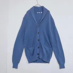 UNIQLO ユニクロ Vネック カーディガン ブルー ニット シンプル羽織り
