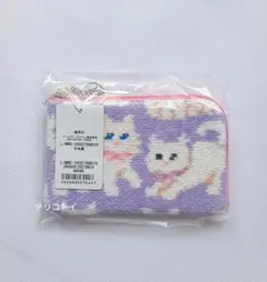 FEILER　フェイラー　モフモフネコチャン　L字ポーチ　新品　未使用