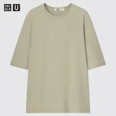 UNIQLO U エアリズムリラックスクルーネックT グリーン XL