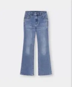 GU ミドルライズフレアジーンズ　XS