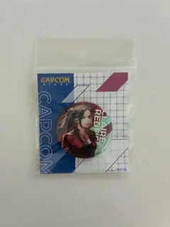 バイオハザード ホログラム缶バッジ レオン カプコンストア 実田千聖 
