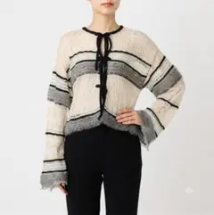美品✨MAISON SPECIAL 25AW 2way カーディガン モヘア混のサムネイル