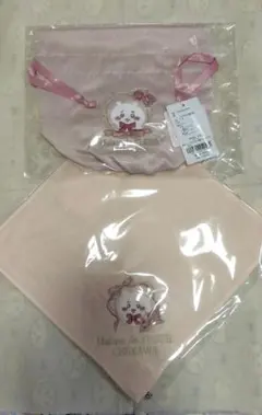 【ちいかわ】Maison de FLEUR 刺繍巾着 タオル