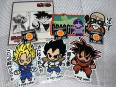 ドラゴンボールＺ　悟空　ベジータ ベジット ステッカー3枚＋おまけ付き