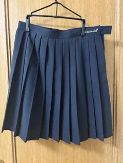 プリーツスカート　ネイビー　なんちゃって制服