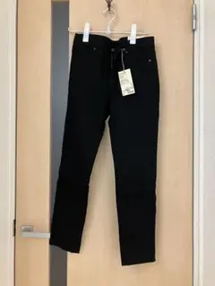 無印良品　ストレッチデニム　スリムパンツ　ブラック