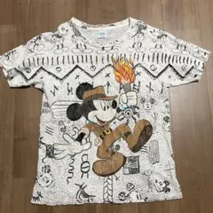 アメリカ製 velva sheenミッキーマウスTシャツ 発掘プリント 80's