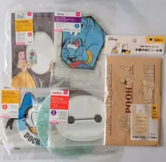 ディズニー ジップバッグ 5点 くまのプーさん手提げ付ビニール袋のセット