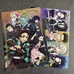 鬼滅の刃　USJ クリアファイル　2枚セット　冨岡義勇　時透無一郎　竈門炭治郎