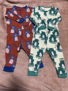 next baby ネクストベビー カバーオール 80 2枚セット 綿100%